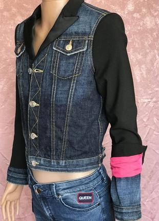 New джинсовый пиджак от кутюр куртка dsquared2 оригинал девочке 10 лет2 фото