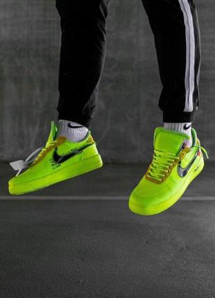 Кросівки жіночі nike af x off-white volt2 фото