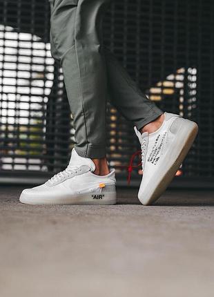 Кросівки жіночі nike af x off-white «white»