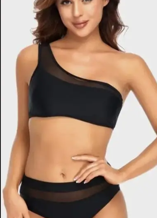 Купальник-топ на одне плеччо fuba 5 кольорів 22315шд