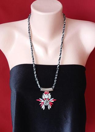 Кулон на шнуре / винтаж / ретро / стиль