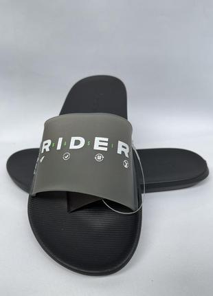 Чоловічі літні шльопанці райдер шльопанці rider темно-сірі