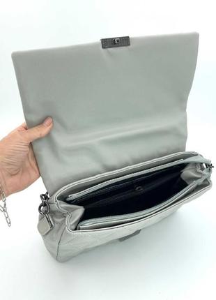 Женские сумки оптом «обри» (украина), цвет серый2 фото