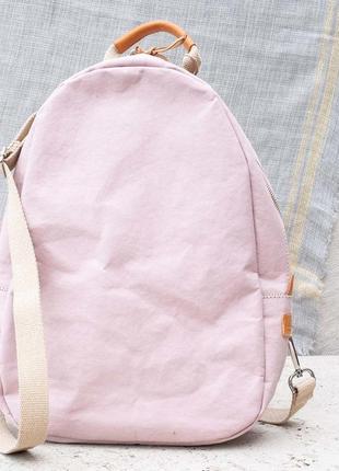 Футуристичний паперовий рюкзак uashmama memmo backpack мінімалізм веганські еко рюкзак ексклюзив великий рожевий рюкзак1 фото