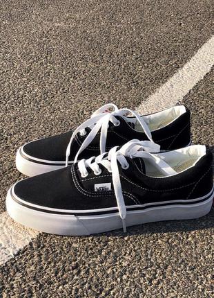 Кеды vans era black/white