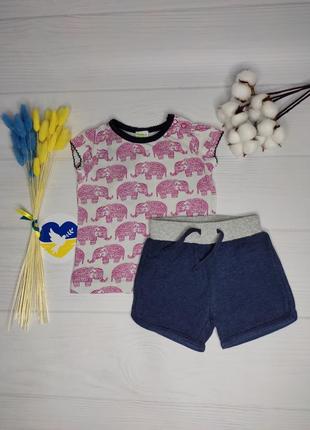 Набір футболка , шорти 3-6міс /набір футболка і шорти
