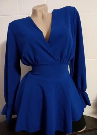Блуза / сорочка синя1 фото