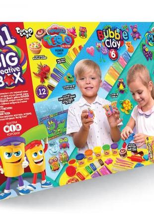 Набір для творчості danko toys big creative box 4в1 (укр) (bcrb-01-01)