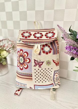 Рюкзачок детский гобеленовый для прогулок limaso
