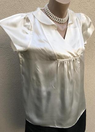 Шелк100%,атласная блуза,рубаха,премиум бренд,barreds collection6 фото