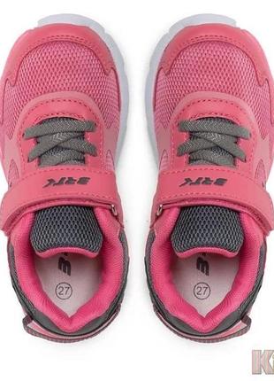 Кроссовки для девочки розового цвета (27 размер)  bartek 59036078419994 фото