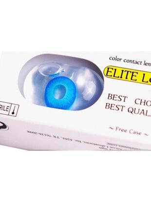Цветные линзы «блу аква» elite lens (ln039)