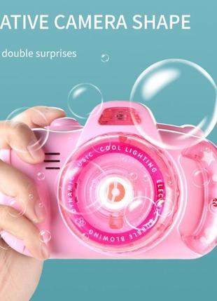 Детский фотоаппарат для мыльных пузырей, генератор bubble camera
