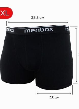 Труси чоловічі боксери menbox,чорний,сірий,розмір м,l,xl,xxl3 фото