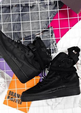 Кросівки чоловічі nike special fled air force 1 black3 фото