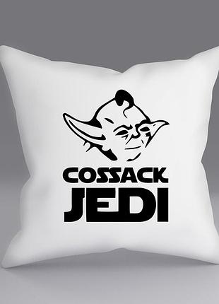 Подушка декоративная с принтом "cossack jedi"
