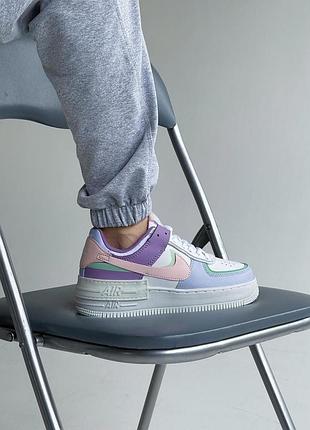 Кросівки жіночі nike air force 1 shadow multicolor 5