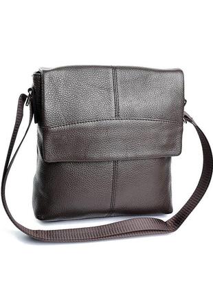 Мужская кожаная сумка чоловіча шкіряна сумочка