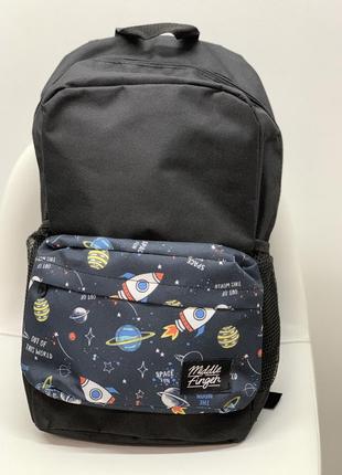 Рюкзаки з кишенею-принт🎒