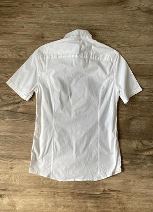 Белая комбинированная рубашка asos4 фото