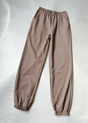 ✅ спортивно прогулянкові штани штани джогери з кишенями низ гумка. розмір: універсал по талії: 30 см8 фото