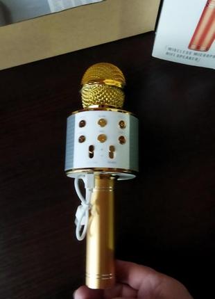 Новый микрофон-караоке ,модель ws- 858
