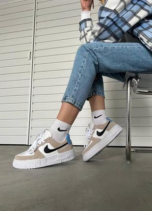 Nike air force 1 low pixel desert sand

женские кроссовки найк аир форс