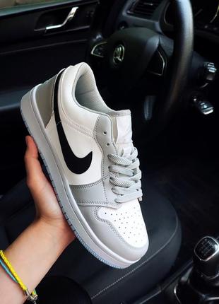Кросівки nike air jordan 1 сірі кросівки nike air jordan 1