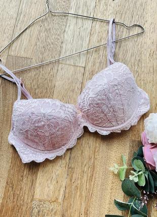 Ажурний бра ліф ажурний м'який pink