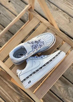 Nike air force 1'07 se prm «white» мужские кроссовки  / найк  аир форс / белые2 фото