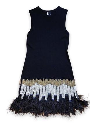 Неймовірна сукня з пір'ям страуса від topshop