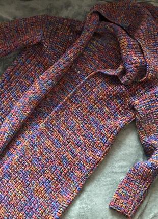 Читайте описание! кардиган с капюшоном ручная работа вязаный