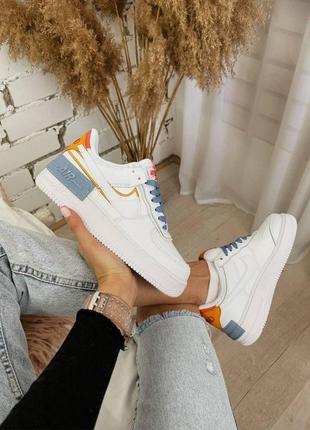 Nike air force 1 shadow be kind жіночі кросівки/ найк аір форс шадов