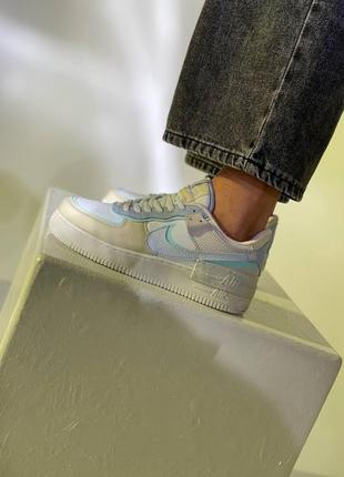 Nike air force 1 shadow multicolor 2 женские кроссовки/ найк аир форс шадов