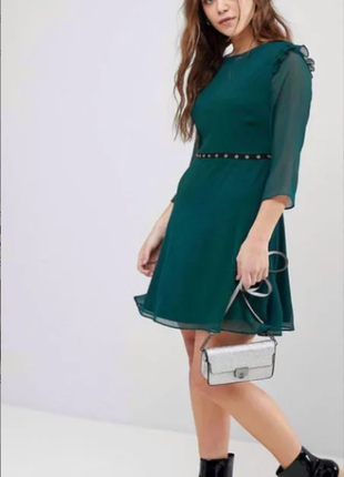 Темно зелена сукня new look темно зеленое платье dark green dress new look