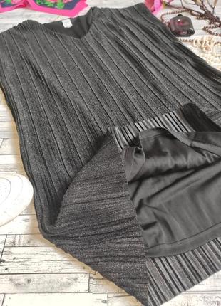 Сукня міді чорна вільна чёрное платье s ichi2 фото