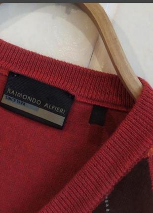 Шикарный шерстяной брендовый свитер / кофта / джемпер /  raimondo alfieri  woolmark / шерсть3 фото