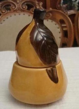 Коллекционная сахарница соусник груша югославия kil кил керамика №3534 фото