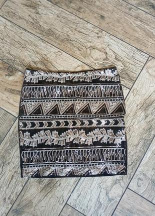 Спідниця в паєтки