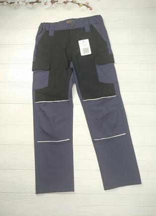 Функціональні робочі штани брюки на хлопчика р. 134/1402 фото