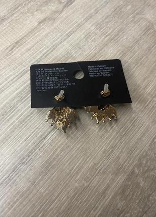 Сережки h&m 3