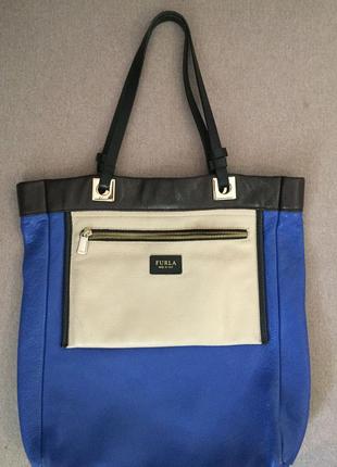 Сумка-шоппер furla luxury tribe tote shopper bag, оригинал