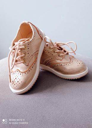 Ботиночки,туфли,лоферы для девочки nini& girls англия2 фото