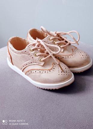Ботиночки,туфли,лоферы для девочки nini& girls англия1 фото