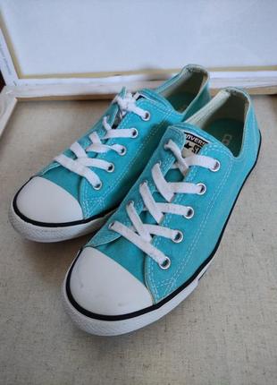 Продам converse 39 25 см мята бирюза голубой оригинал2 фото