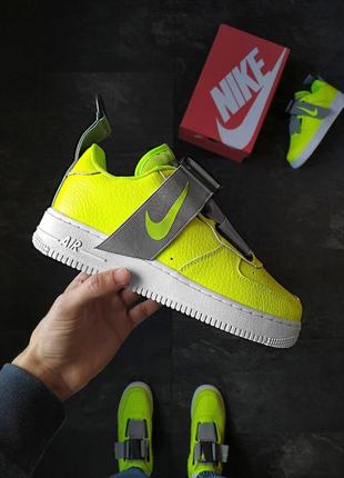 Чоловічі кросівки nike air force 1 utility volt знижка sale