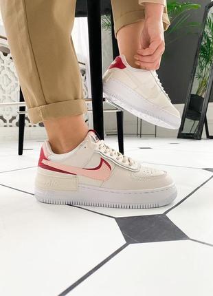 Жіночі кросівки nike air force 1 low shadow phantom echo pink знижка sale