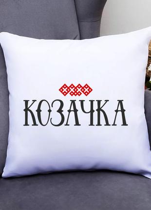 Подушка декоративна з принтом "козачка" push it