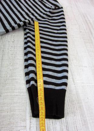 Джемпер свитер кофта коричневый полосатый, р. s-m4 фото