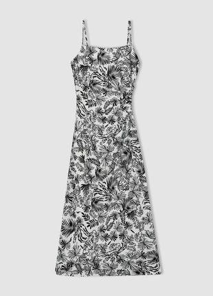 Бомбезне стильне круте плаття міді в стилі zara defacto8 фото